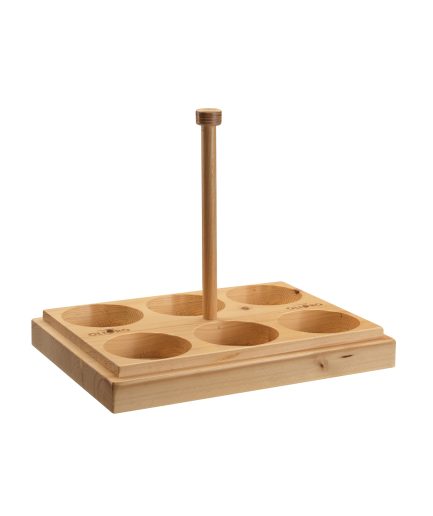 OLIERA in legno lucido da N° 6 bott.